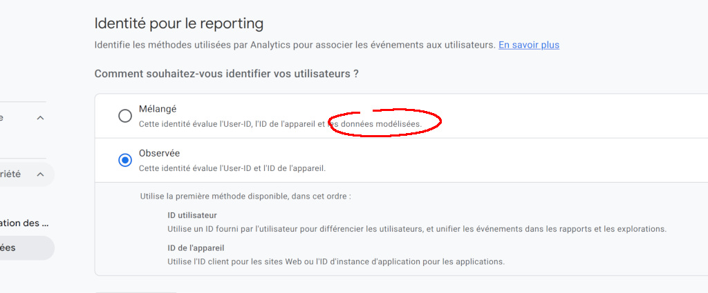 ga4 données modélisées