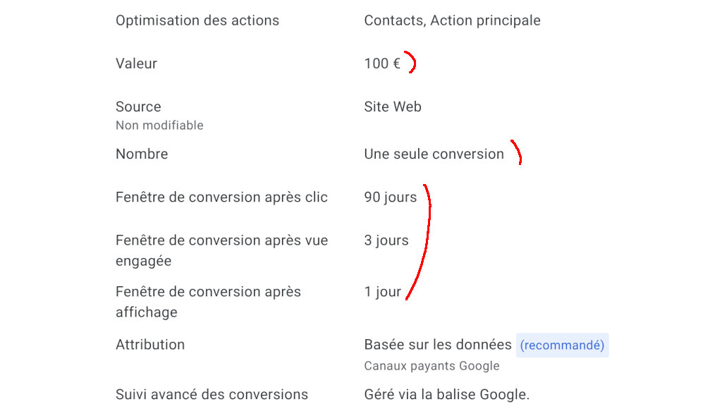 Google Ads : paramétrage des conversions
